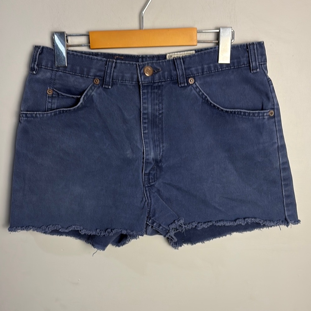 Levi's SNAP by FashionFrankVintage 100% recycled Denim Short Camo Pocket W 30